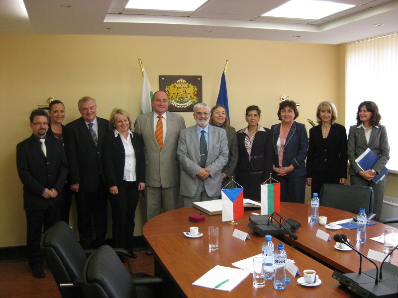 Members of the delegation from the Czech Republic with the representatives from National Audit Office of Bulgaria
