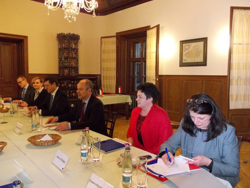 Zástupci polského NKÚ - Křtiny, 27.2.2013