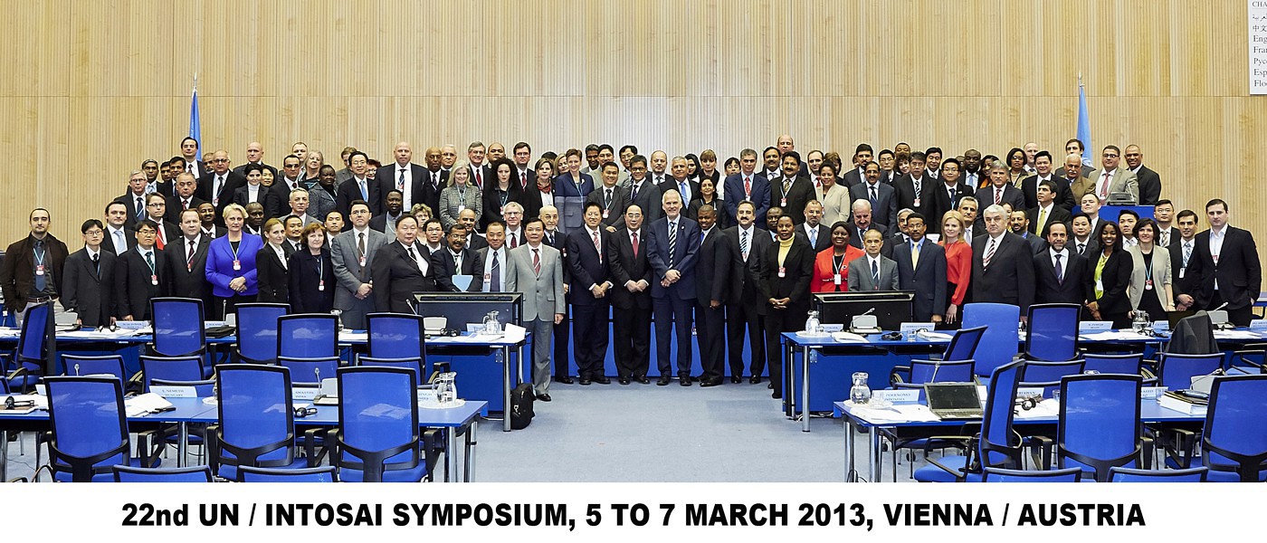 22nd UN/INTOSAI Symposium - Vienna, March 2013 (group photo)