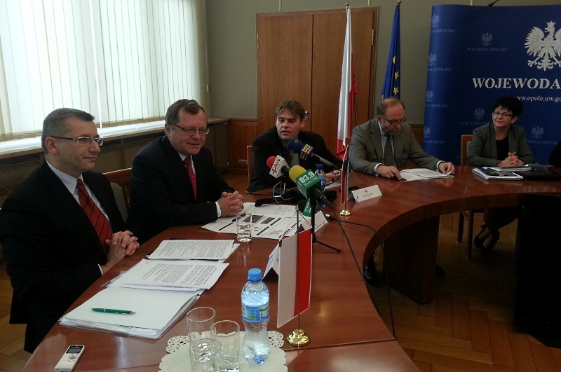 Press conferences in Opole 25.3.2014