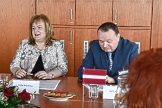 Zástupci lotyšské delegace