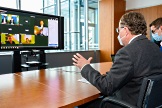 Prezident Kala při online jednání